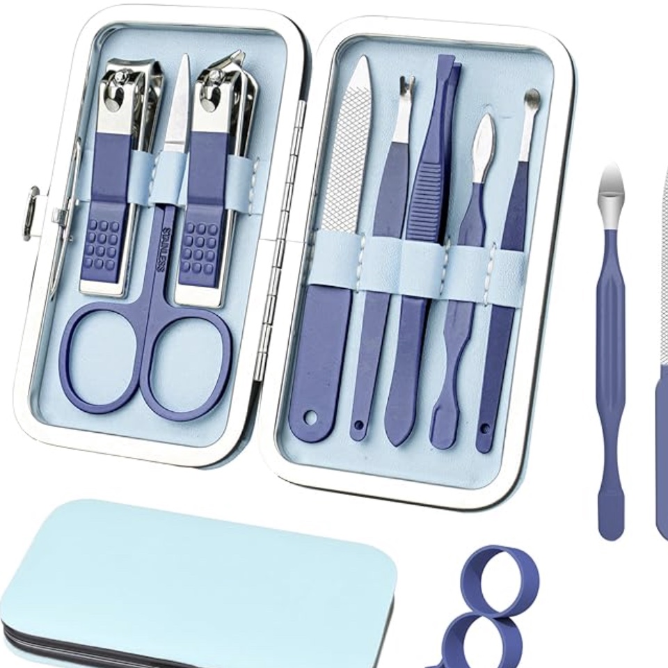 RedFlow blue 8-in-1 manicure set